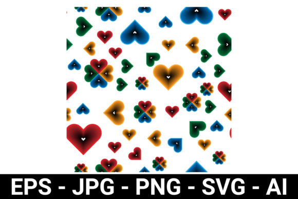 A Brand Designer's Review of Colorful Heart Seamless Pattern Graphics