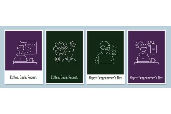A Graphic Designer's Review of the World Programmer Day Postcard Set