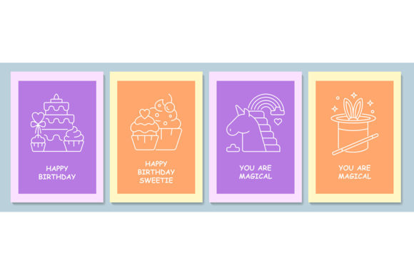 A Practical Review: Happy Birthday Wishes Postcard Set for Selling Graphics