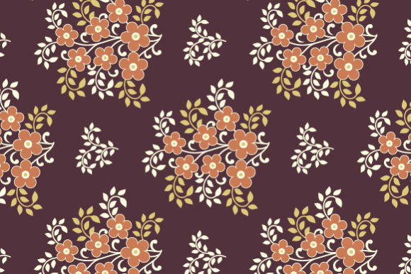 A Seamless Flower Pattern for Branding & Product Graphics