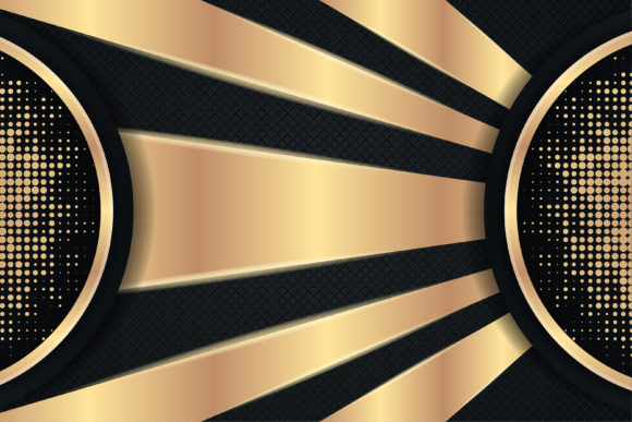 Black Gold Geometric Luxury Background for Elegant Craft Projects