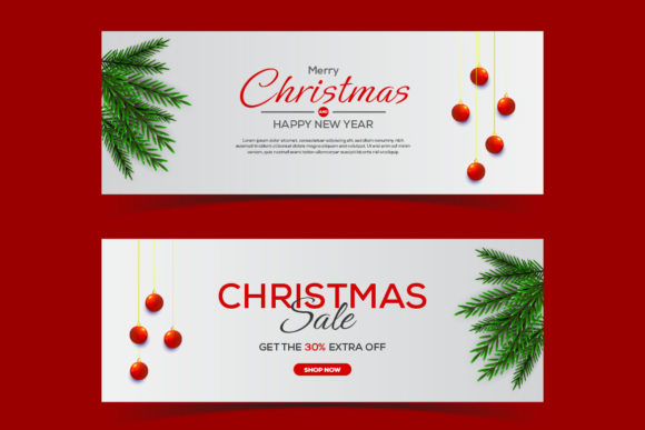 Christmas Banner Set: A Design Asset Review for Graphic Templates