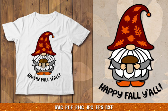Crafting Seasonal Success with a Fall Gnome Graphic Asset