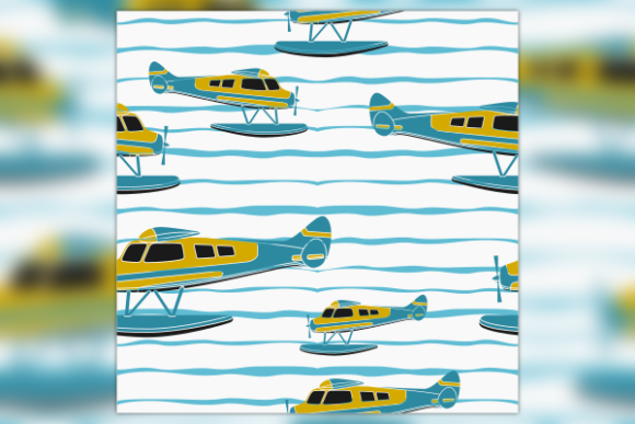 Flying Over Waves: A Pontoon Plane Pattern for Crafting