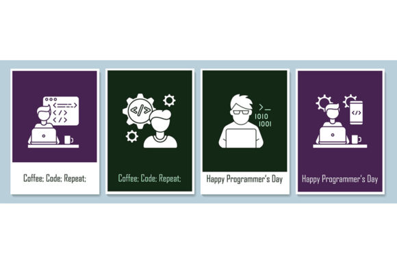 Programmers Day Greeting Cards: Graphics for Brand Storytelling