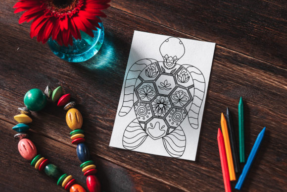 Turtle Mandala Coloring Pages: A Graphic Designer’s Print Template Review